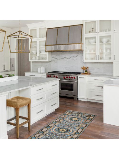 Tapis mamluk 2'8" x 7'11" en laine