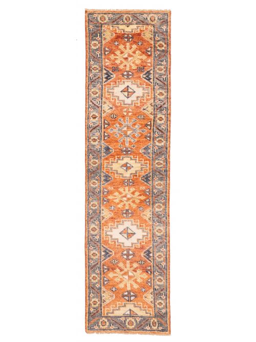 Indian Jules Serapi Hand-knotted Wool Runner Rug, 81 x 315 cm