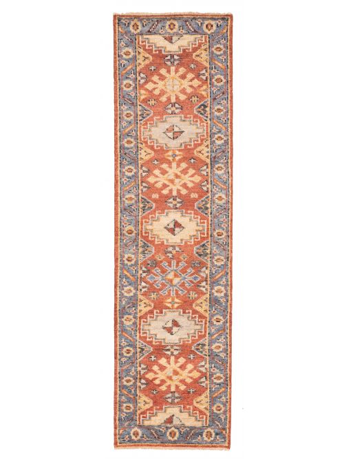 Indian Jules Serapi Hand-knotted Wool Runner Rug, 81 x 302 cm