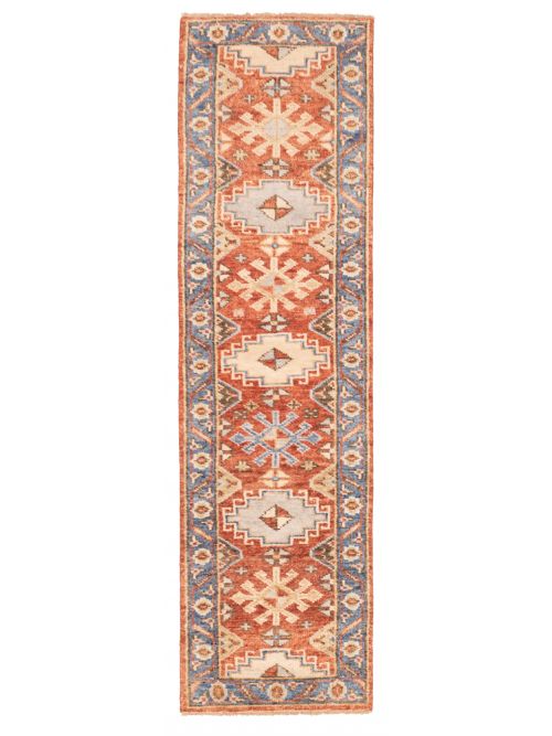 Indian Jules Serapi Hand-knotted Wool Runner Rug, 79 x 300 cm