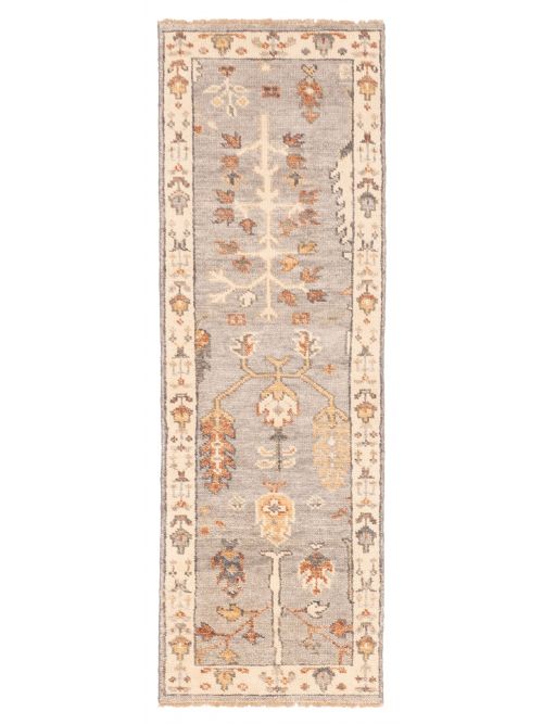 Indian Jules Serapi Hand-knotted Wool Runner Rug, 79 x 241 cm