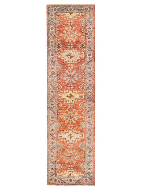 Indian Jules Serapi Hand-knotted Wool Runner Rug, 81 x 305 cm