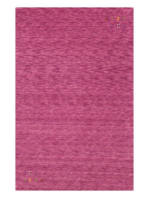 Indian Indo Gabbeh 4'11" x 7'9" Hand Loomed Wool Rug 