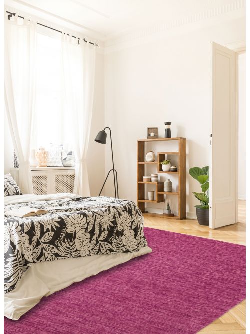 Indian Indo Gabbeh 4'11" x 7'9" Hand Loomed Wool Rug 