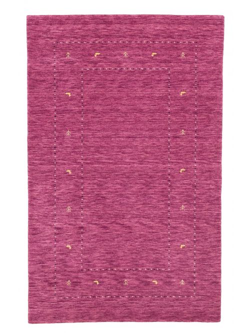 Indian Indo Gabbeh 4'10" x 7'9" Hand Loomed Wool Rug 