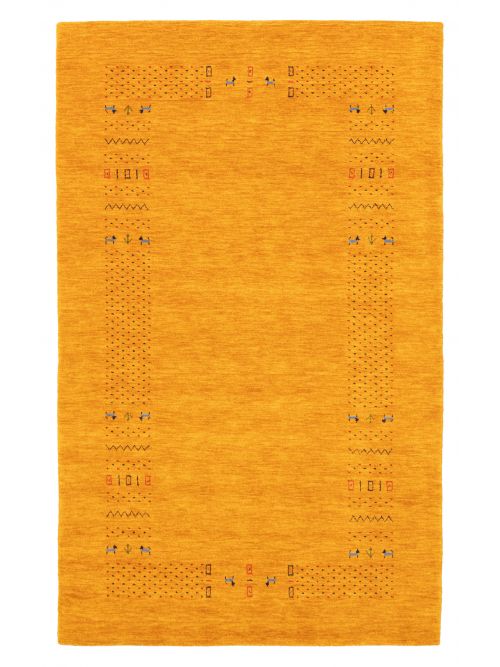 Indian Indo Gabbeh 4'9" x 8'0" Hand Loomed Wool Rug 