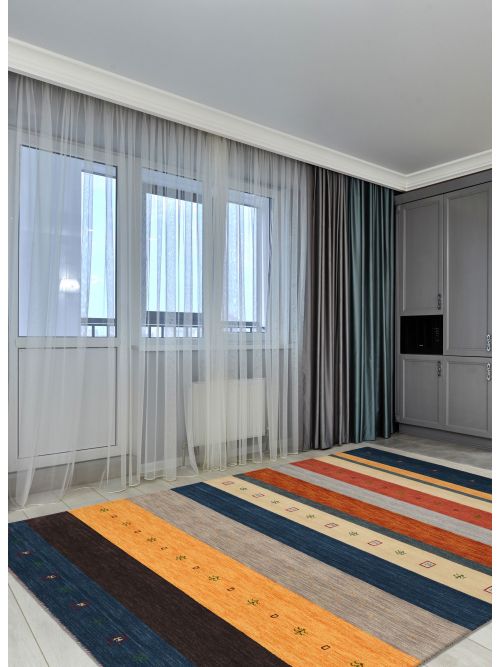 Tapis kashkuli gabbeh 6'9" x 9'8" en laine