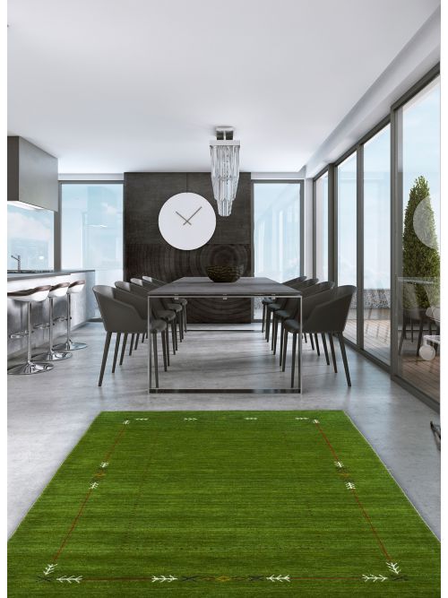 Tapis kashkuli gabbeh 5'0" x 7'10" en laine