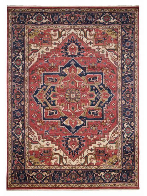 Indian Serapi Heritage 9'11" x 13'8" Hand-knotted Wool Rug 