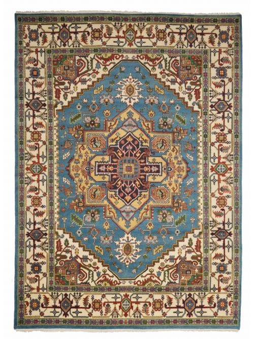Indian Serapi Heritage 8'9" x 11'11" Hand-knotted Wool Rug 
