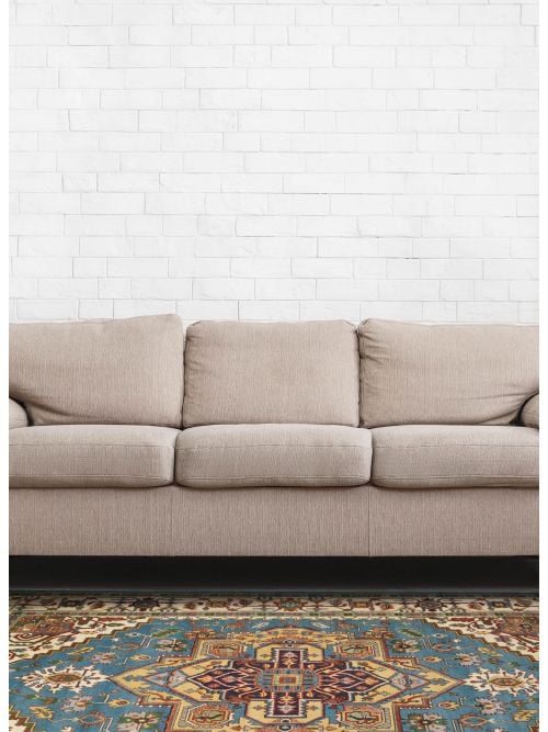Indian Serapi Heritage 8'9" x 11'11" Hand-knotted Wool Rug 