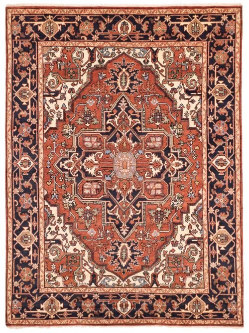 Indian Serapi Heritage 8'11" x 11'8" Hand-knotted Wool Rug 