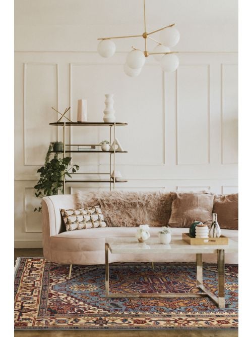 Indian Serapi Heritage 7'11" x 9'10" Hand-knotted Wool Rug 