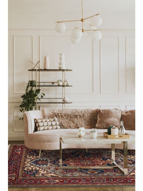 Indian Serapi Heritage 7'11" x 9'10" Hand-knotted Wool Rug 