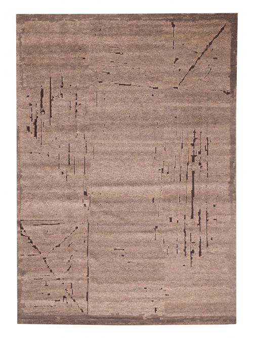 Indian Tangier 10'4" x 14'0" Hand-knotted Wool Rug 