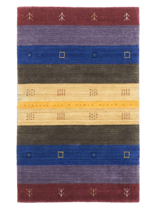 Tapis indo gabbeh 2'11" x 4'8" en laine