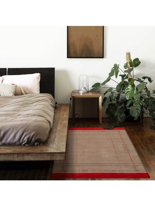 Indo Gabbeh 3'0" x 4'8" Hand Loomed Wool Rug 