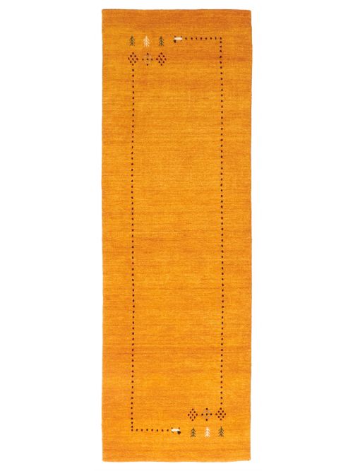 Indo Gabbeh 2'6" x 7'10" Hand Loomed Wool Runner Rug 