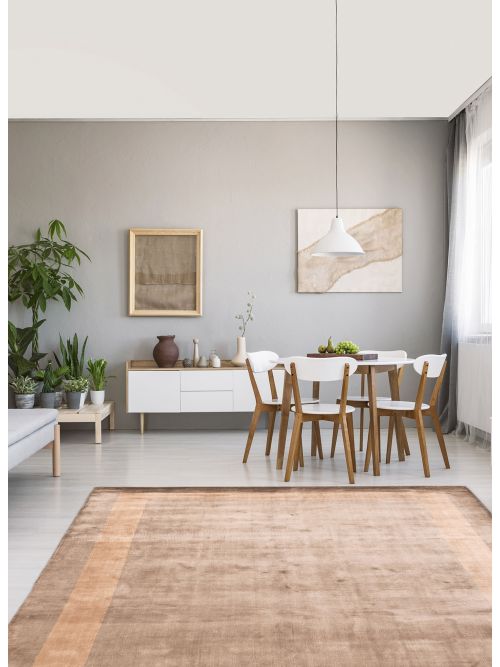 Ananda Hand Loomed Viscose Rug, 201 x 295 cm