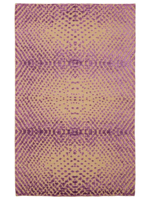 Indian Elysian Hand Loomed Viscose & Wool Rug, 152 x 251 cm