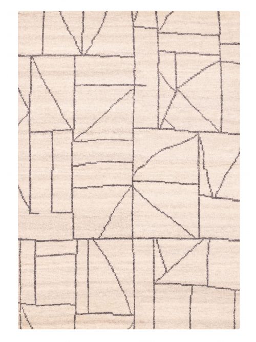 Indian Tangier Hand-knotted Wool Rug, 163 x 231 cm