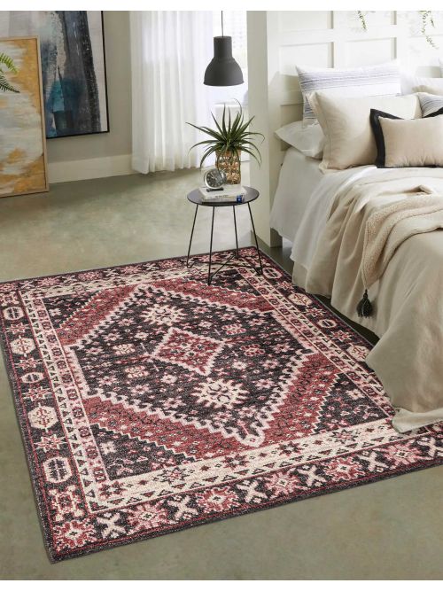 Indian Jules Serapi Hand-knotted Wool Rug, 165 x 231 cm