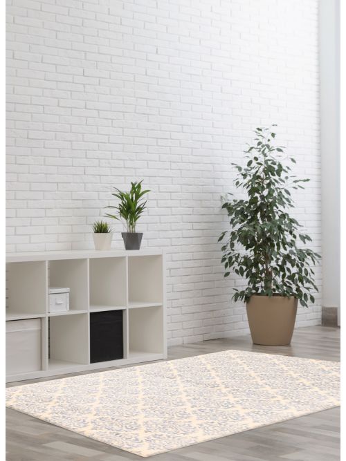 Indian Elysian 4'10" x 7'11" Hand Loomed Viscose & Wool Rug 