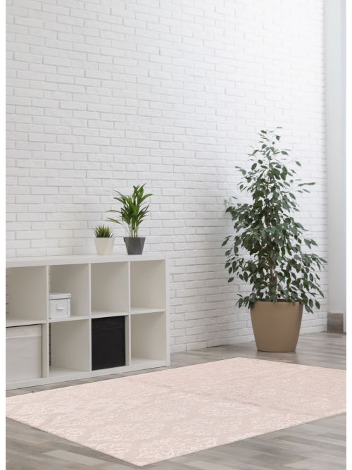 Indian Elysian 5'0" x 8'0" Hand Loomed Viscose & Wool Rug 