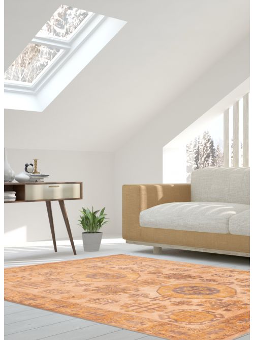 Tapis mamluk 7'9" x 9'9" en soie