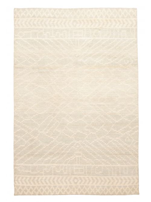 Indian Tangier Hand-knotted Wool Rug, 157 x 236 cm