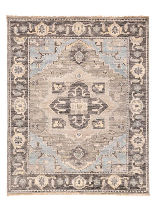 Indian Jules Serapi Hand-knotted Wool Rug, 244 x 300 cm