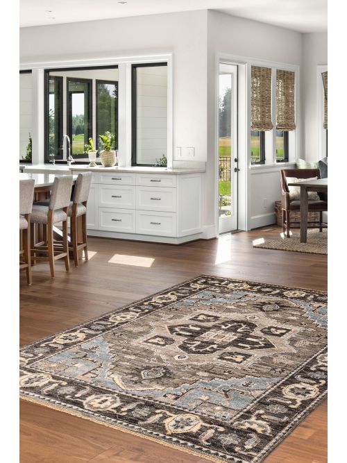 Indian Jules Serapi Hand-knotted Wool Rug, 244 x 300 cm