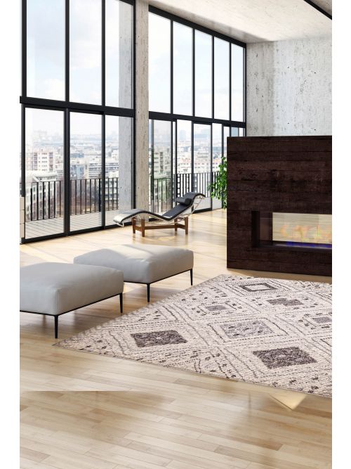 Indian Tangier Hand-knotted Wool Rug, 249 x 307 cm