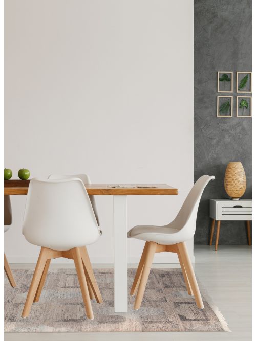 Turkish Ankara 5'6" x 7'3" Flat-Weave Wool Kilim 