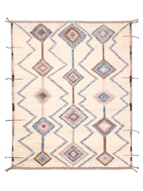 Indian Tangier Hand-knotted Silk & Wool Rug, 246 x 300 cm