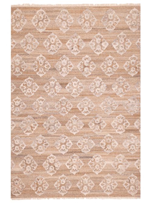 Turkish Ankara 9'8" x 13'5" Flat-Weave Wool Kilim 