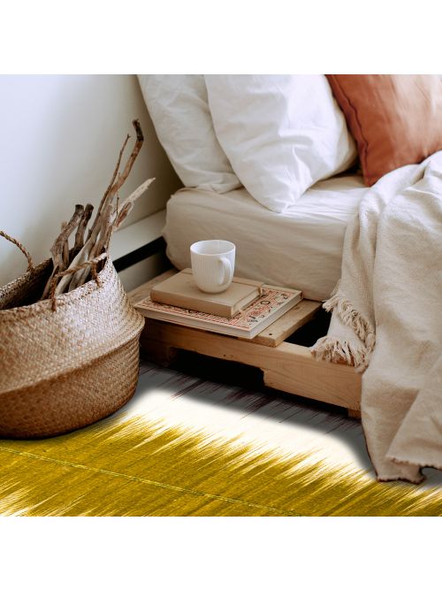 Turkish Ankara 5'3" x 7'5" Flat-Weave Wool Kilim 