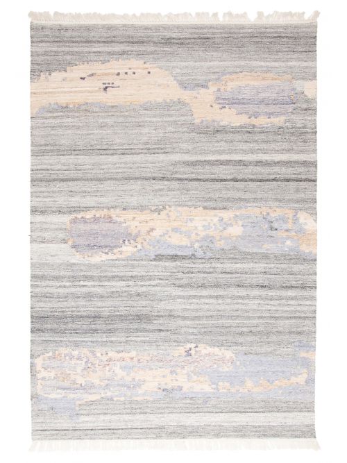 Turkish Ankara 5'2" x 7'7" Flat-Weave Wool Kilim 