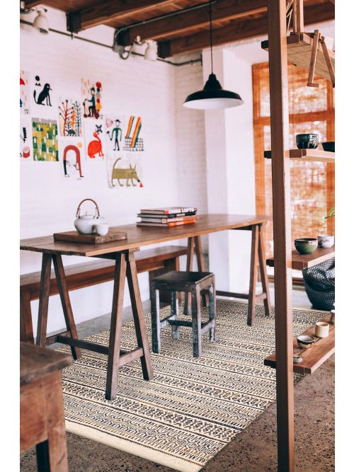 Indian Nevada Flat-Weave Kilim, 160 x 229 cm