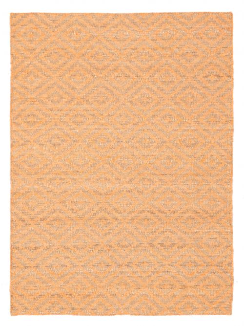 Indian Palas Denizli 5'3" x 7'4" Flat-Weave Kilim 