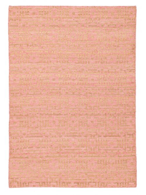 Indian Palas Denizli 5'3" x 7'5" Flat-Weave Kilim 