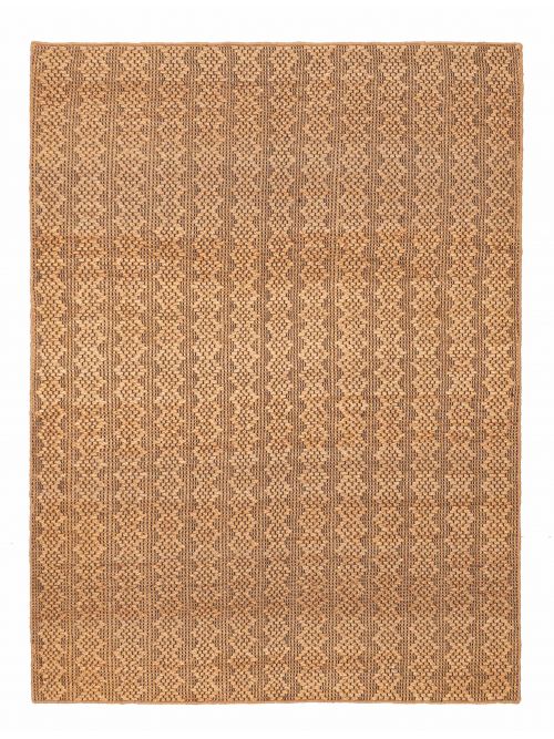 Indian Palas Denizli 5'5" x 7'4" Braided Weave Jute Rug 