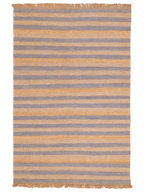 Indian Palas Denizli Flat-Weave Jute Kilim, 165 x 246 cm