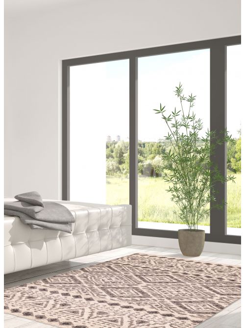 Indian Tangier Hand-knotted Wool Rug, 180 x 264 cm