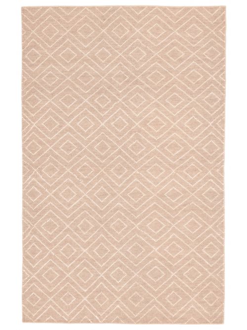 Indian Tangier 5'1" x 7'11" Hand-knotted Silk & Wool Rug 