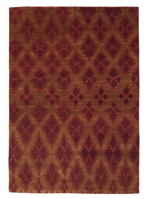 Indian Tangier 5'2" x 7'6" Hand-knotted Wool Rug 