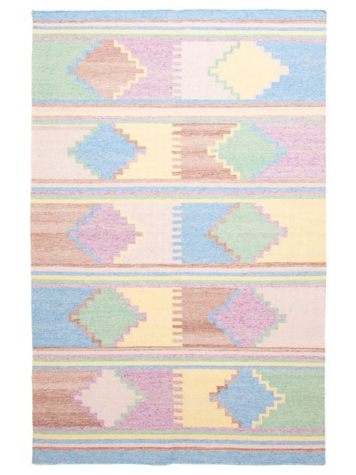 Turkish Ankara Flat-Weave Wool Kilim, 157 x 244 cm
