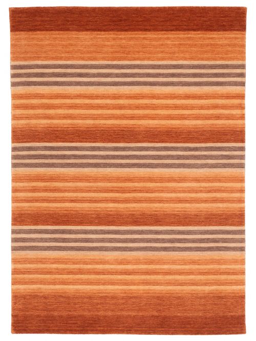 Indo Gabbeh 5'4" x 7'6" Hand Loomed Wool Rug 