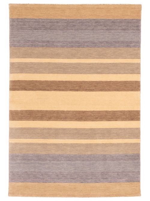 Indo Gabbeh 5'3" x 7'8" Hand Loomed Wool Rug 