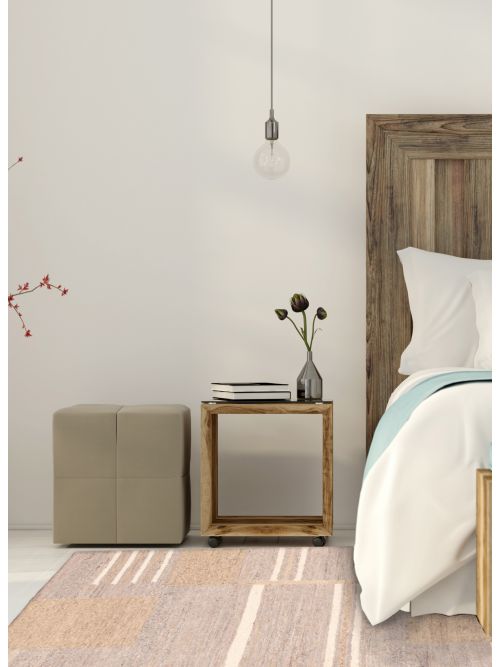 Indian Marrakech Flat-Weave Wool Kilim, 157 x 236 cm